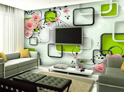 living room wallpaper in dubai